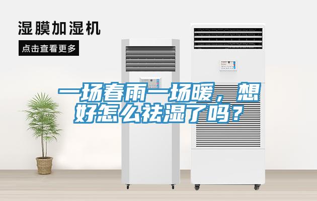 一場春雨一場暖，想好怎么祛濕了嗎？