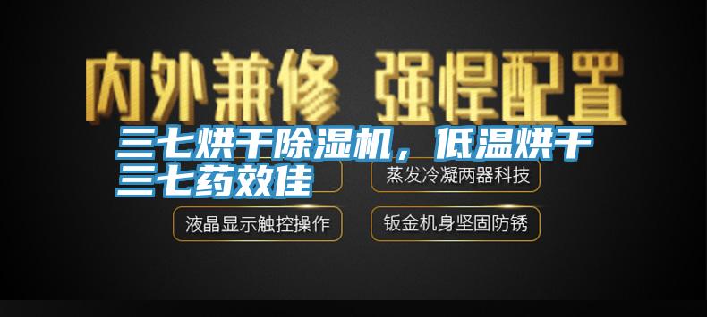 三七烘干除濕機，低溫烘干三七藥效佳