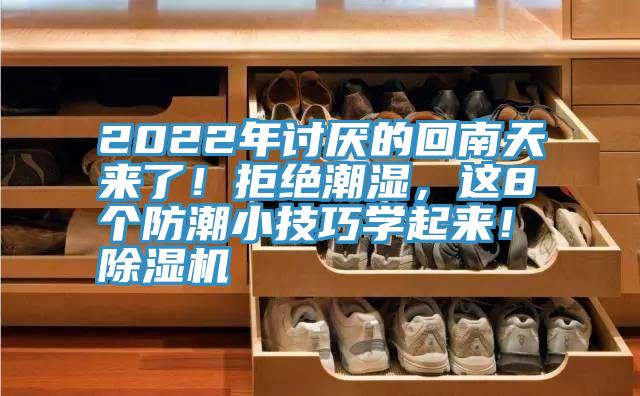 2022年討厭的回南天來了！拒絕潮濕，這8個防潮小技巧學起來！除濕機