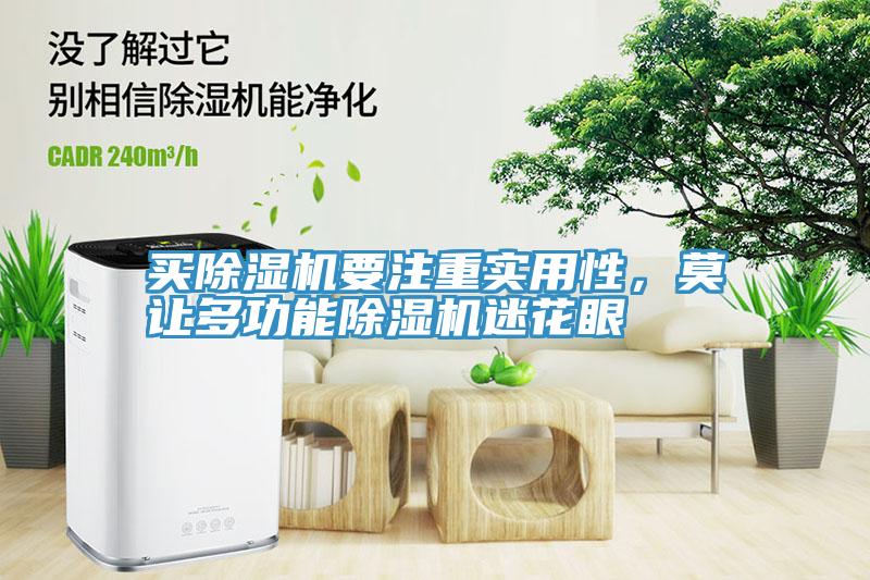 買(mǎi)除濕機(jī)要注重實(shí)用性，莫讓多功能除濕機(jī)迷花眼