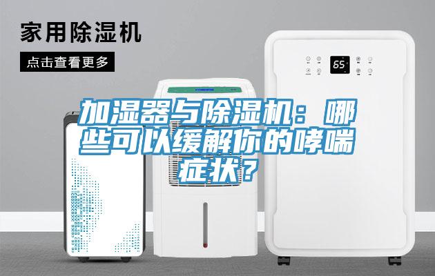 加濕器與除濕機(jī)：哪些可以緩解你的哮喘癥狀？