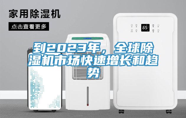 到2023年，全球除濕機市場快速增長和趨勢