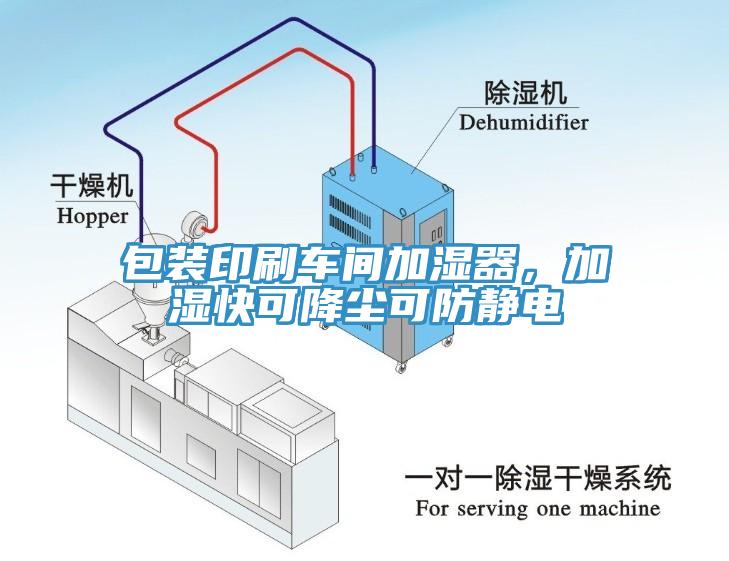 包裝印刷車間加濕器，加濕快可降塵可防靜電