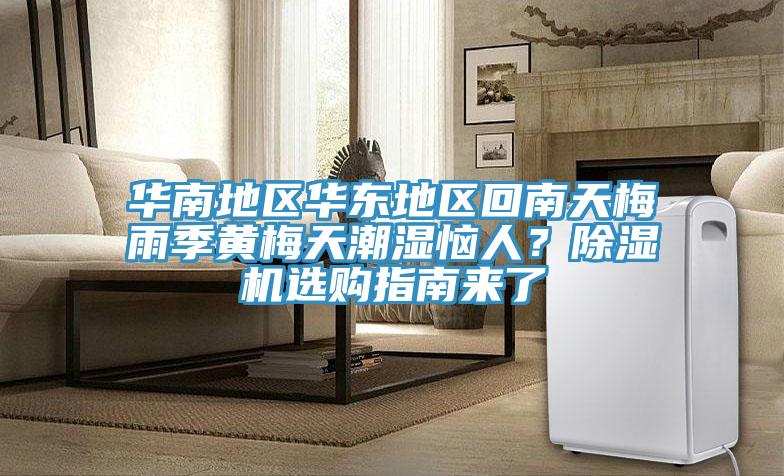 華南地區(qū)華東地區(qū)回南天梅雨季黃梅天潮濕惱人？除濕機(jī)選購指南來了