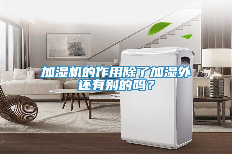加濕機(jī)的作用除了加濕外還有別的嗎？