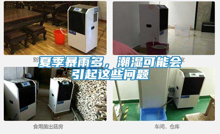 夏季暴雨多，潮濕可能會引起這些問題