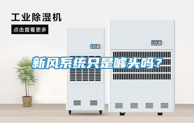 新風(fēng)系統(tǒng)只是噱頭嗎？