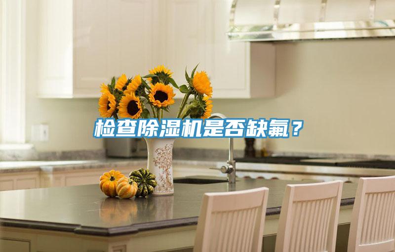 檢查除濕機(jī)是否缺氟？