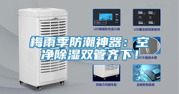 梅雨季防潮神器：空凈除濕雙管齊下！