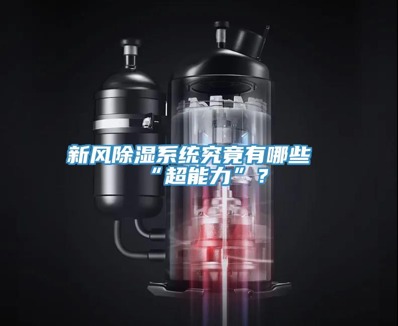 新風(fēng)除濕系統(tǒng)究竟有哪些“超能力”？