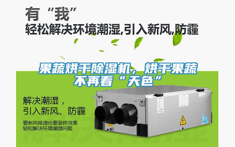 果蔬烘干除濕機(jī)，烘干果蔬不再看“天色”