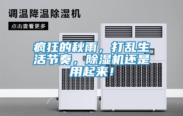 瘋狂的秋雨，打亂生活節(jié)奏，除濕機(jī)還是用起來！