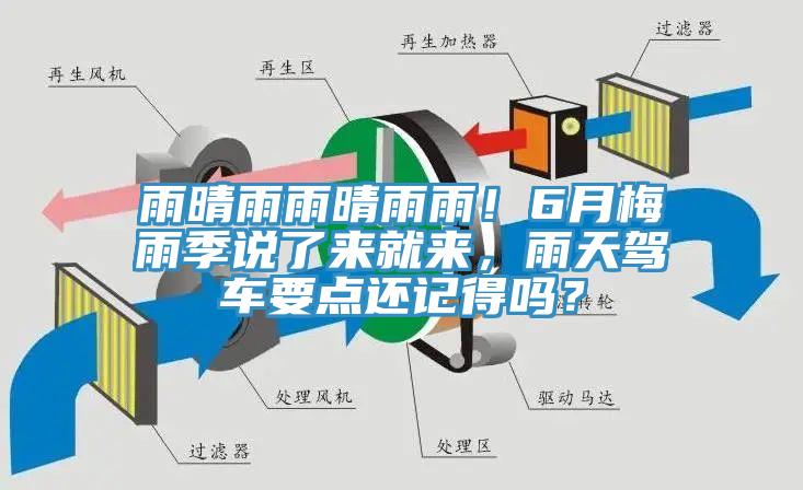 雨晴雨雨晴雨雨！6月梅雨季說了來就來，雨天駕車要點還記得嗎？
