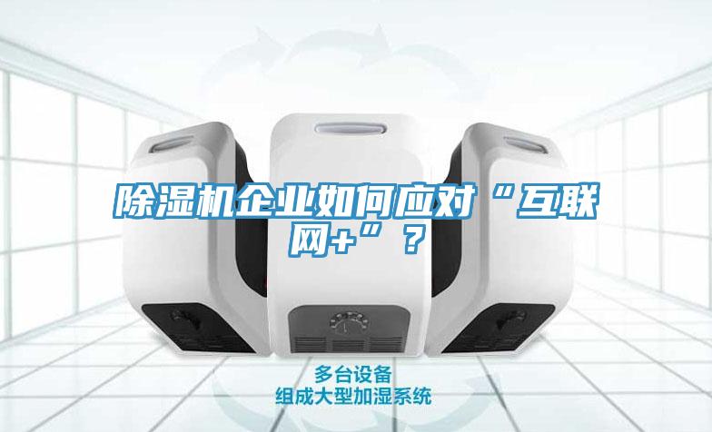 除濕機(jī)企業(yè)如何應(yīng)對“互聯(lián)網(wǎng)+”？