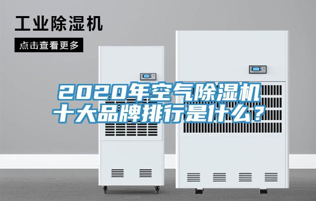 2020年空氣除濕機(jī)十大品牌排行是什么？