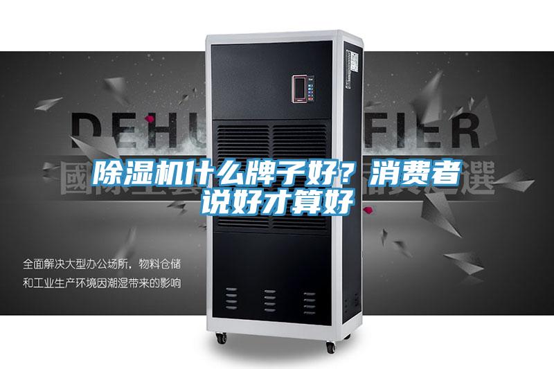 除濕機什么牌子好？消費者說好才算好