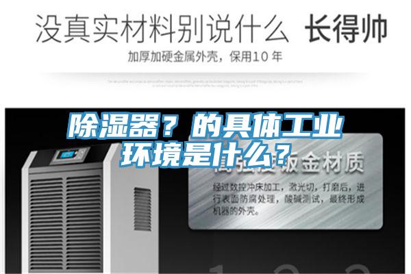 除濕器？的具體工業(yè)環(huán)境是什么？