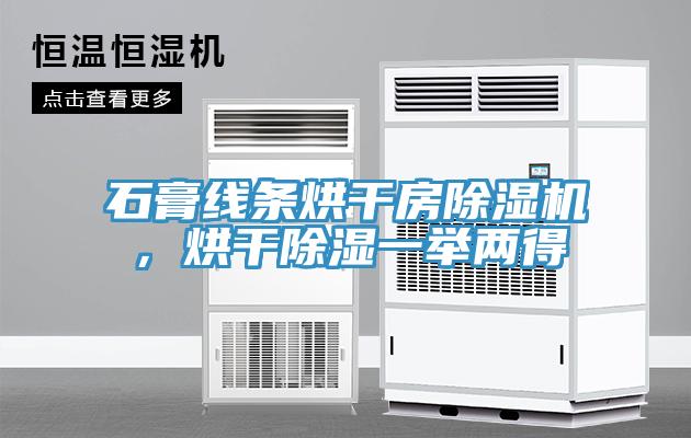 石膏線條烘干房除濕機，烘干除濕一舉兩得