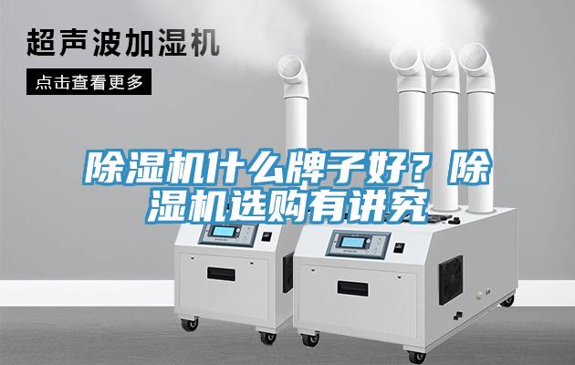 除濕機什么牌子好？除濕機選購有講究