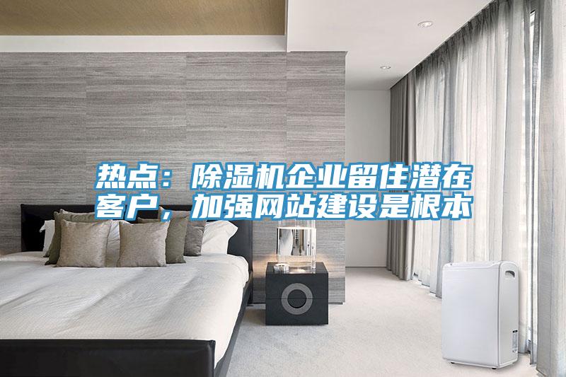 熱點(diǎn)：除濕機(jī)企業(yè)留住潛在客戶，加強(qiáng)網(wǎng)站建設(shè)是根本