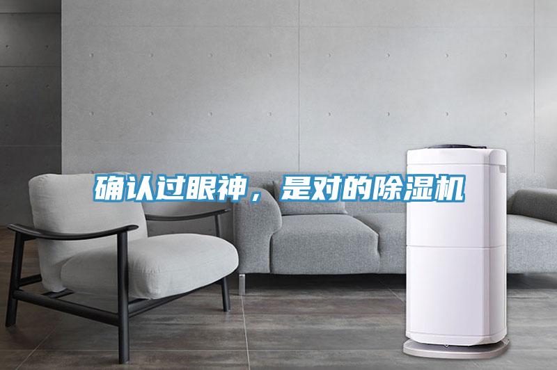 確認過眼神，是對的除濕機