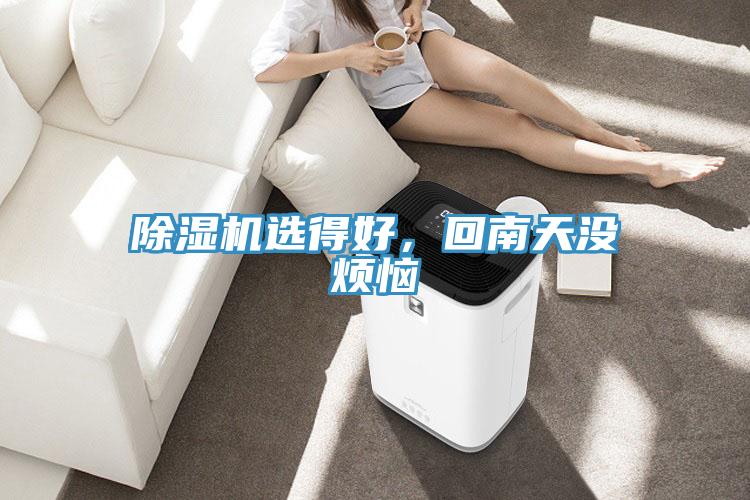 除濕機(jī)選得好，回南天沒煩惱