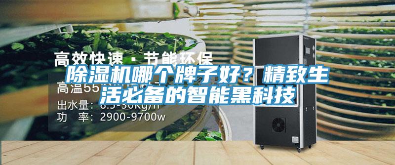 除濕機(jī)哪個牌子好？精致生活必備的智能黑科技
