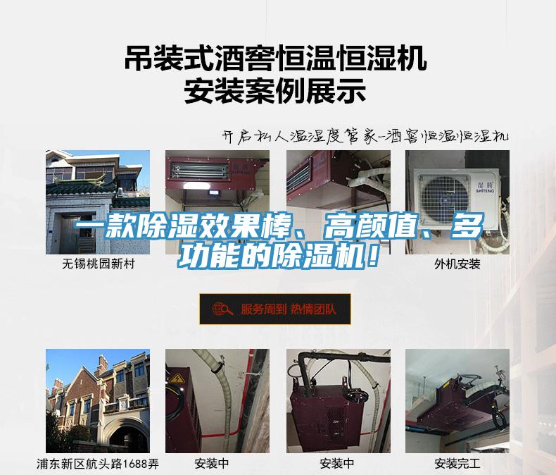 一款除濕效果棒、高顏值、多功能的除濕機！