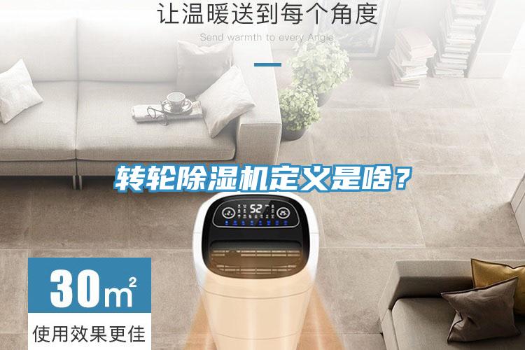轉(zhuǎn)輪除濕機(jī)定義是啥？
