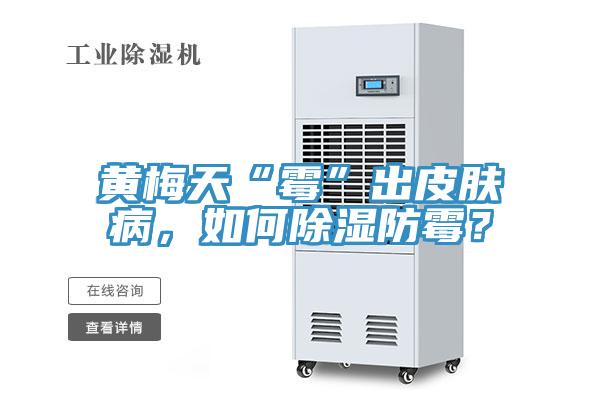 黃梅天“霉”出皮膚病，如何除濕防霉？