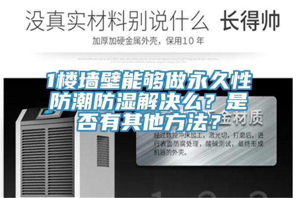 1樓墻壁能夠做永久性防潮防濕解決么？是否有其他方法？