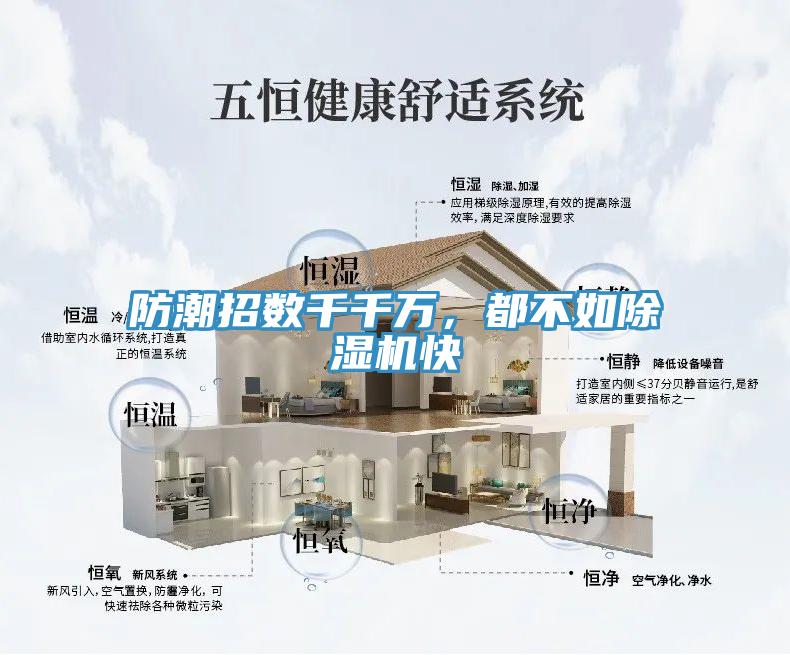 防潮招數(shù)千千萬，都不如除濕機(jī)快