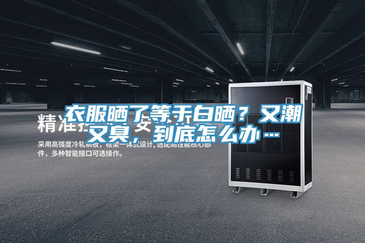 衣服曬了等于白曬？又潮又臭，到底怎么辦…