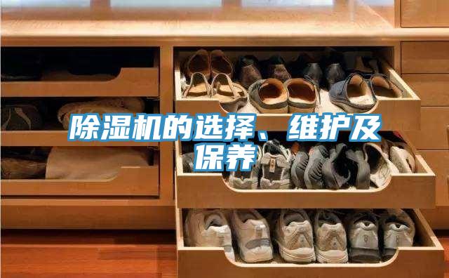 除濕機的選擇、維護及保養(yǎng)