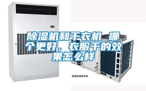 除濕機(jī)和干衣機(jī) 哪個更好，衣服干的效果怎么樣