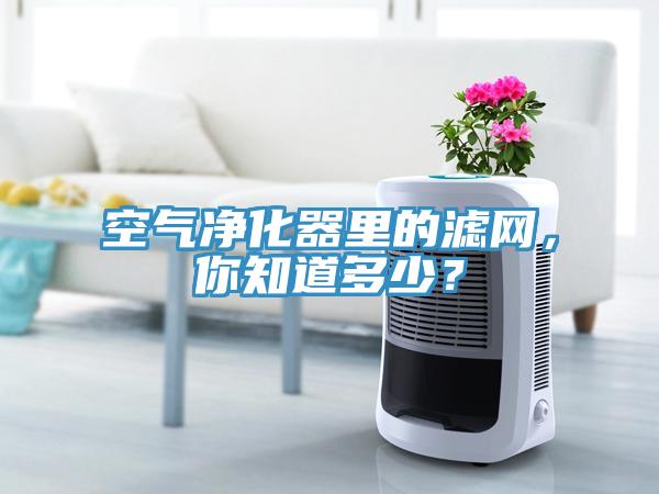 空氣凈化器里的濾網(wǎng)，你知道多少？