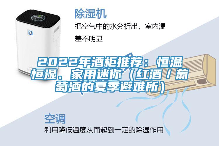 2022年酒柜推薦：恒溫恒濕、家用迷你（紅酒／葡萄酒的夏季避難所）