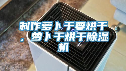 制作蘿卜干要烘干，蘿卜干烘干除濕機