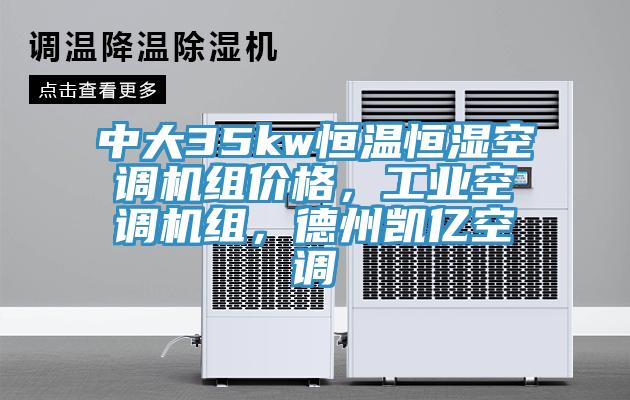 中大35kw恒溫恒濕空調(diào)機(jī)組價(jià)格，工業(yè)空調(diào)機(jī)組，德州凱億空調(diào)