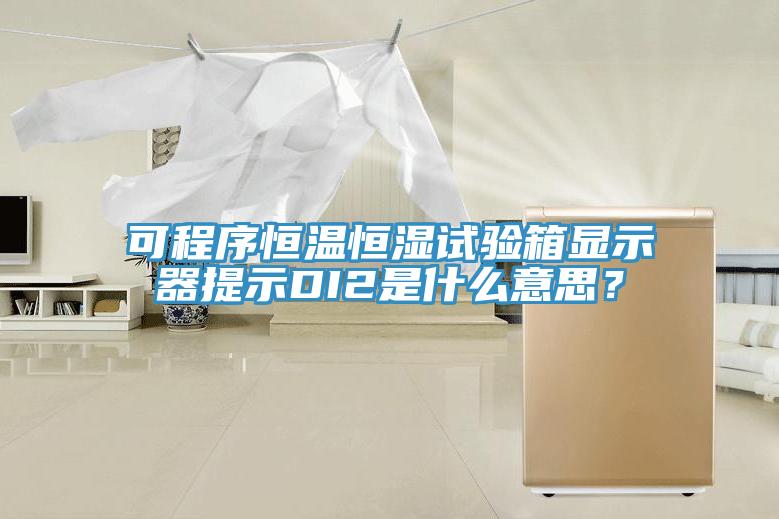 可程序恒溫恒濕試驗(yàn)箱顯示器提示DI2是什么意思？