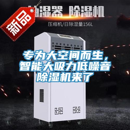 專為大空間而生，智能大吸力低噪音除濕機來了