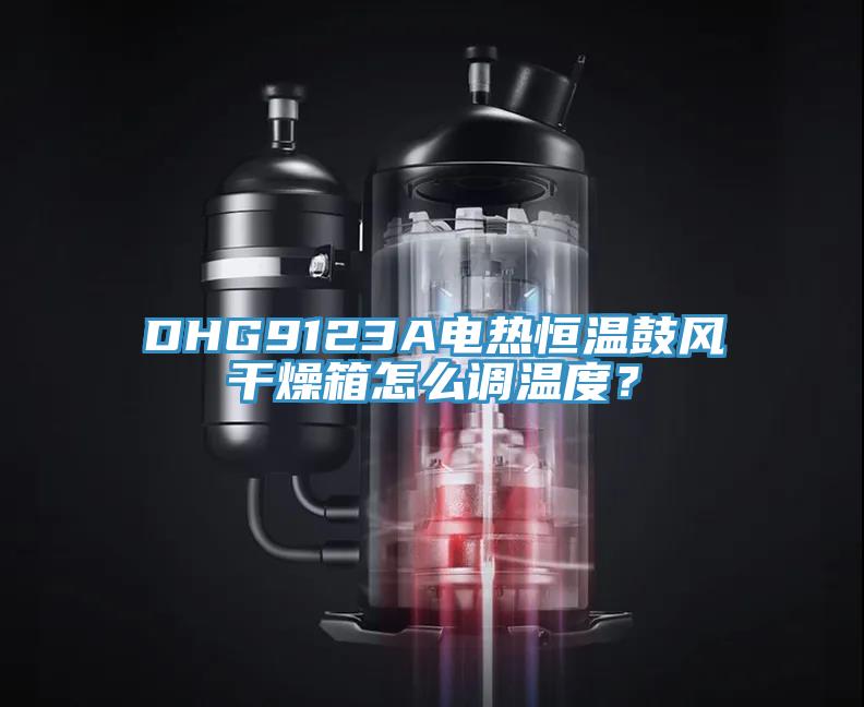 DHG9123A電熱恒溫鼓風干燥箱怎么調(diào)溫度？