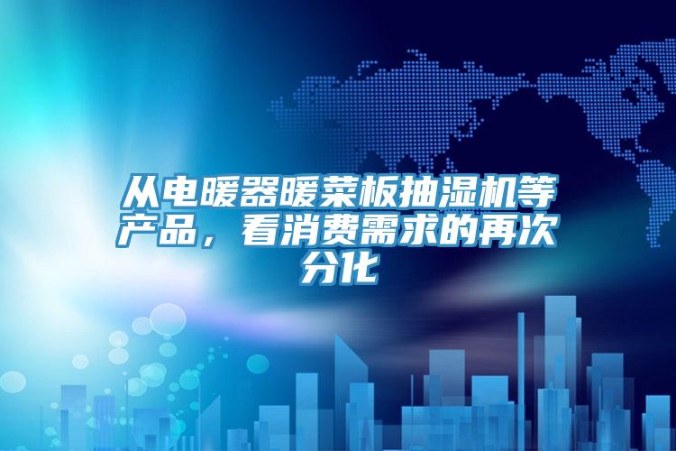 從電暖器暖菜板抽濕機(jī)等產(chǎn)品，看消費(fèi)需求的再次分化