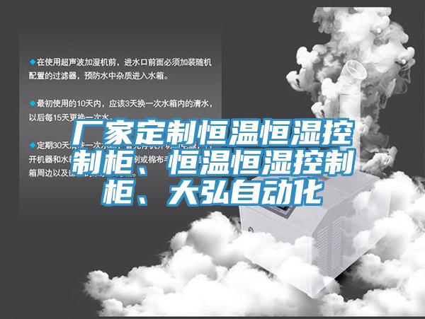 廠家定制恒溫恒濕控制柜、恒溫恒濕控制柜、大弘自動化
