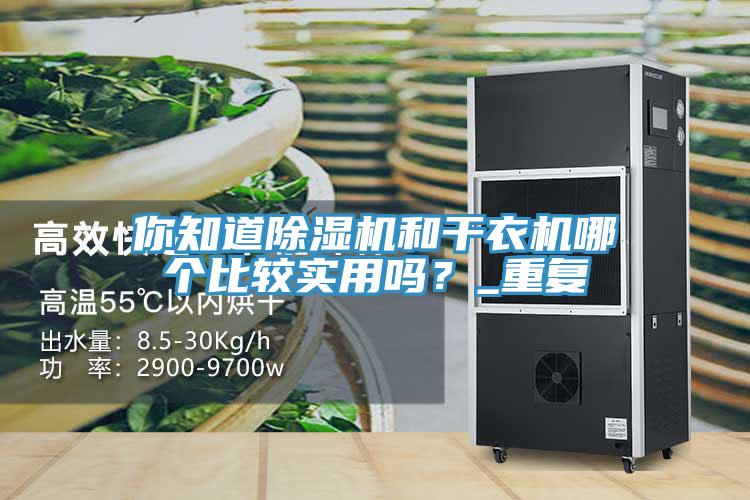 你知道除濕機和干衣機哪個比較實用嗎？_重復