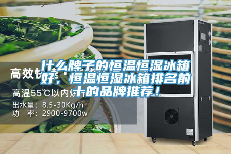 什么牌子的恒溫恒濕冰箱好，恒溫恒濕冰箱排名前十的品牌推薦！