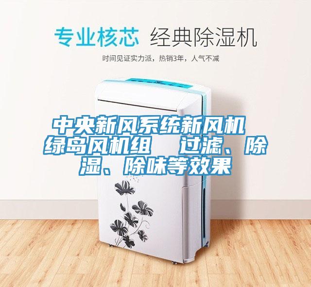 中央新風(fēng)系統(tǒng)新風(fēng)機(jī) 綠島風(fēng)機(jī)組  過濾、除濕、除味等效果