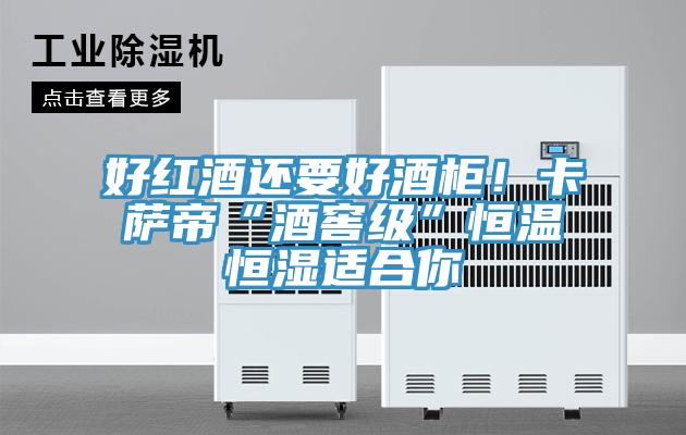 好紅酒還要好酒柜！卡薩帝“酒窖級(jí)”恒溫恒濕適合你