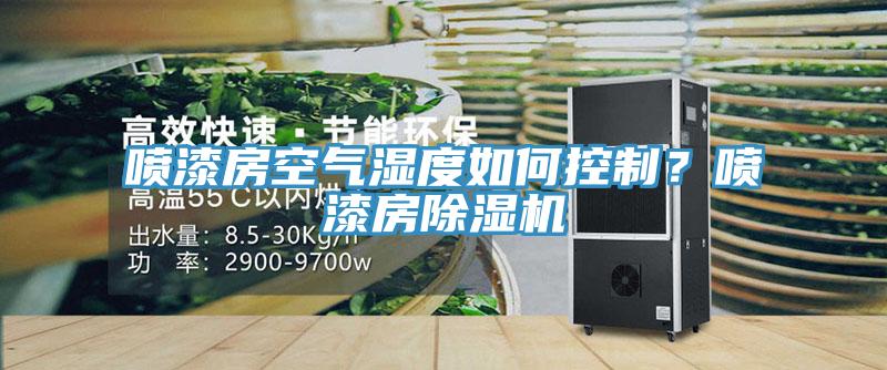 噴漆房空氣濕度如何控制？噴漆房除濕機(jī)