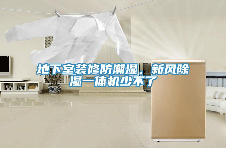 地下室裝修防潮濕，新風除濕一體機少不了